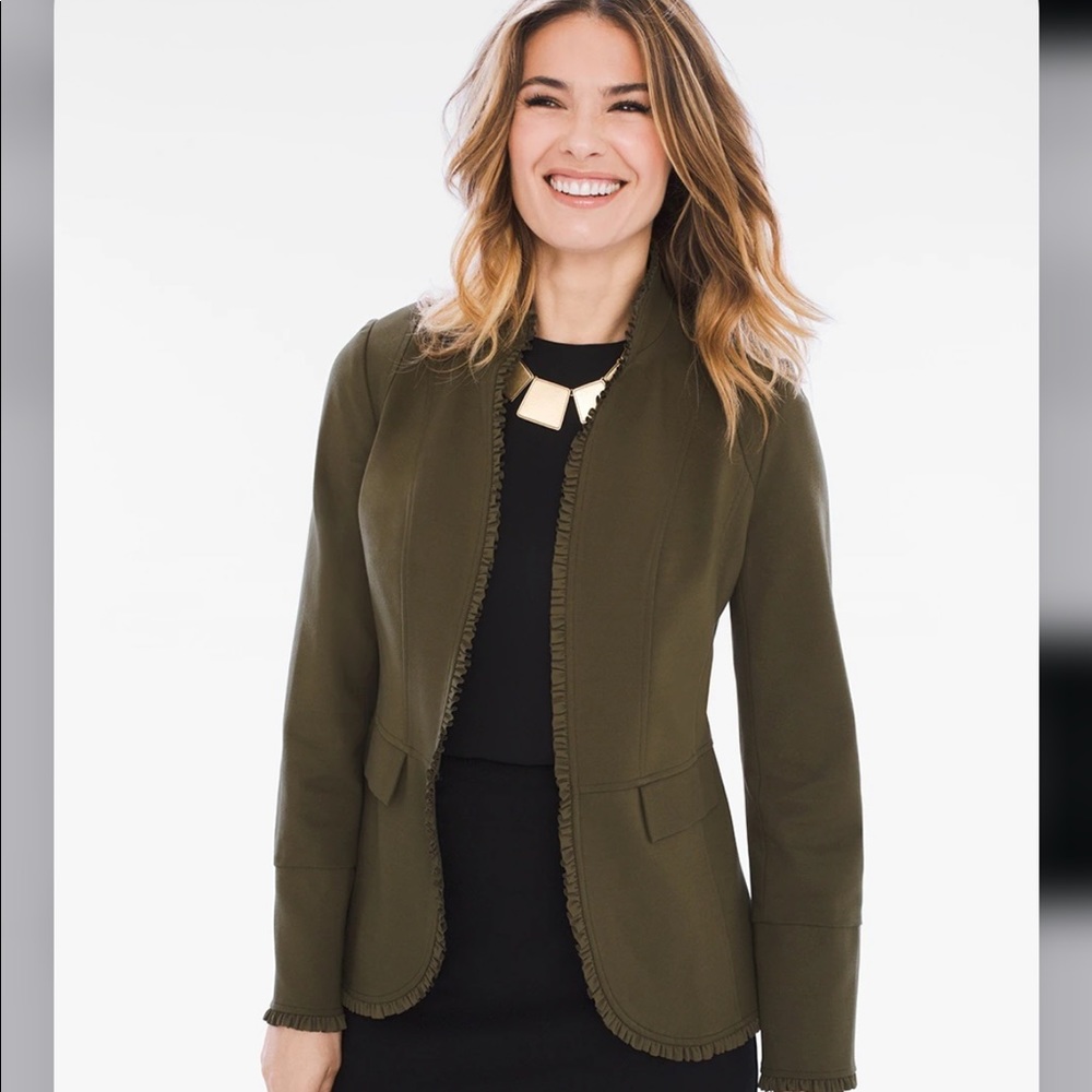 Chico's Olive Green Jacket